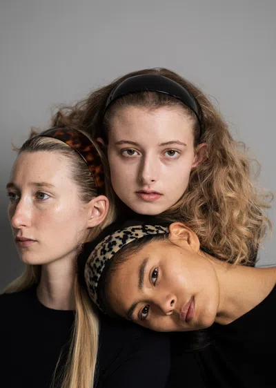 Sophie Buhai Black Bessette Headband In Noir