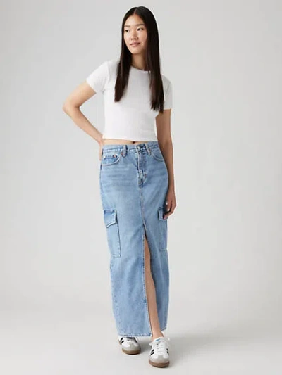 Levi's Ankle Column Cargo Skirt In Maximize The Moment