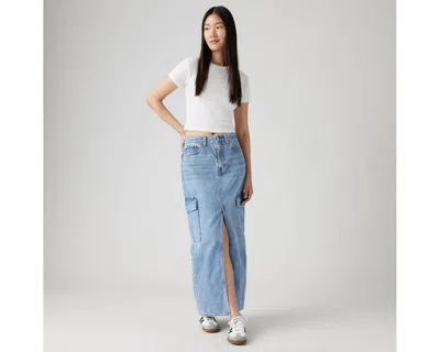 Levi's Ankle Column Cargo Skirt In Maximize The Moment