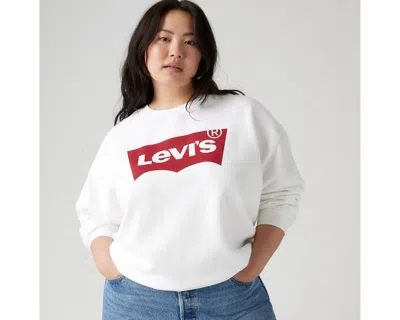 Levi's Graphic Everyday Crewneck Sweatshirt (plus Size) In White