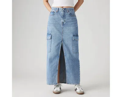 Levi's Ankle Column Cargo Skirt In Maximize The Moment