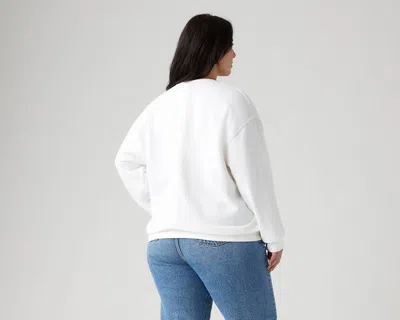 Levi's Graphic Everyday Crewneck Sweatshirt (plus Size) In White