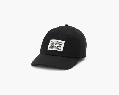 Levi's Relaxed Dad Cap In Regular Black