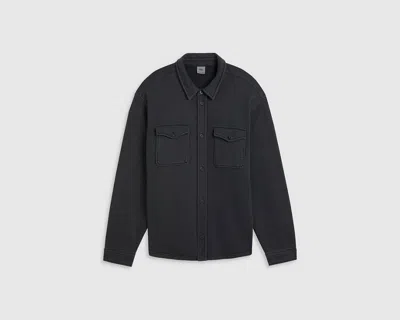 Levi's Bayview Soft Worker Cotton Knit Overshirt In Gray