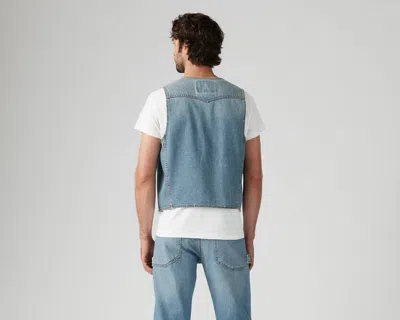 Levi's Mission Denim Vest In Blue