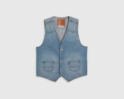 Levi's Mission Denim Vest In Blue