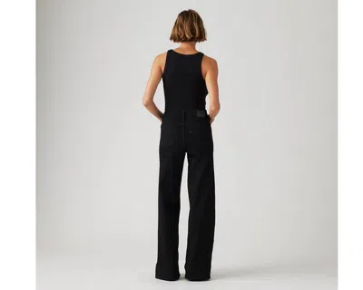 Levi's Levis 318 Shaping Wide Leg Clever G In Soft Black