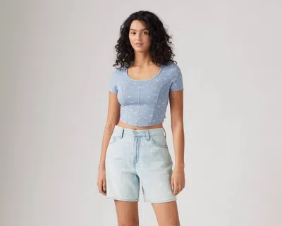 Levi's Lyra T-shirt In Dusty Blue