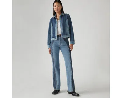 Levi's Wedgie Boot Western Practically Pieced Boot Cut Jean In Practically Pieced