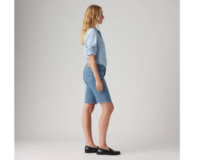 Levi's Shaping Bermuda Shorts In Camp Denim Short
