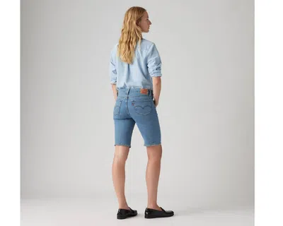 Levi's Shaping Bermuda Shorts In Camp Denim Short