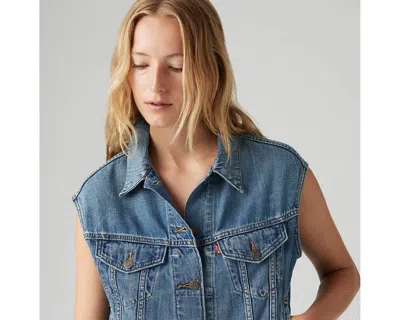 Levi's Levis Shrunken 90s Vest Stop Flaxing In Stop Flaxing Vest