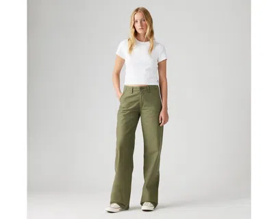Levi's 90's Straight Pants In Ivy Green