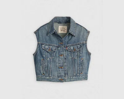 Levi's Levis Shrunken 90s Vest Stop Flaxing In Stop Flaxing Vest