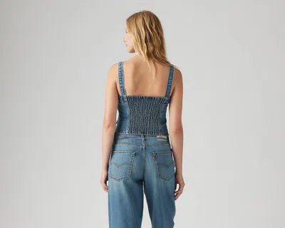 Levi's Top And Body Woman Levis 001w4-0001 Ophelia Floral In Verified Vintage Bus