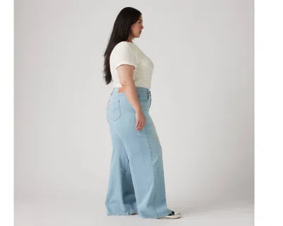 Levi's 318 Shaping Wide Leg Jeans (plus Size) In Tall Glass Of Water