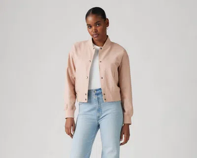 Levi's Varsity Bomber Jacket In Black