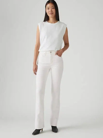 Levi's 725 High Rise Bootcut Women's Jeans 33x32 In Soft Clean White