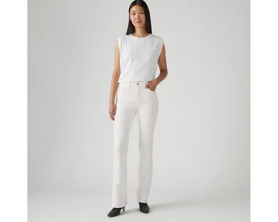 Levi's 725 High Rise Bootcut Women's Jeans 33x32 In Soft Clean White