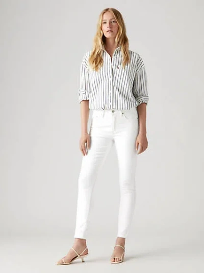 Levi's Women's 721 High-rise Stretch Skinny Jeans In White