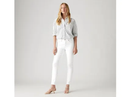 Levi's Women's 721 High-rise Stretch Skinny Jeans In White