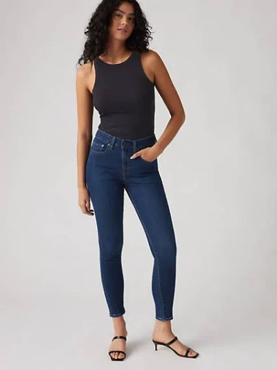 Levi's 721 High Rise Skinny Jeans In Eternal Indigo