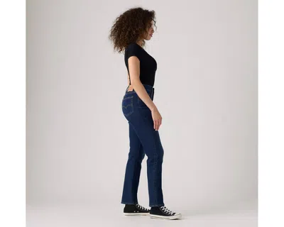 Levi's 724 High Rise Straight Jeans In Chelsea Carbon Glow