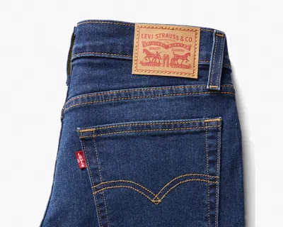 Levi's 724 High Rise Straight Jeans In Chelsea Carbon Glow