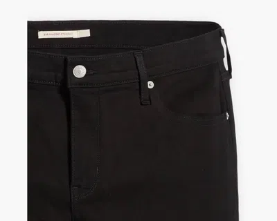 Levi's 314 Shaping Straight Jeans In Soft Black 2