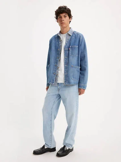 Levi's 568 Stay Loose Lightweight Linen+ Denim Jeans In Multi