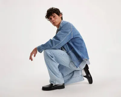 Levi's 568 Stay Loose Lightweight Linen+ Denim Jeans In Multi