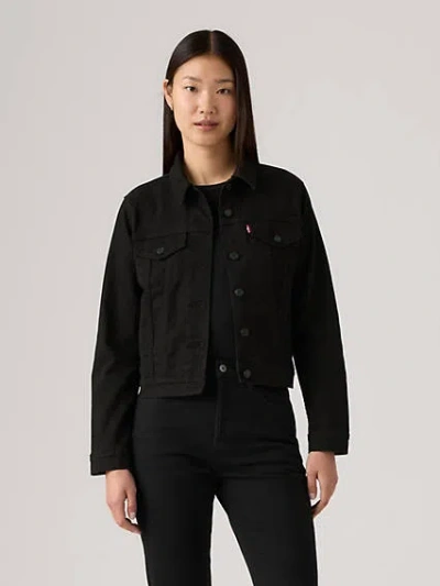 Levi's Ex-boyfriend Trucker Jacket In Black