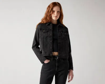Levi's Ex-boyfriend Trucker Jacket In Black