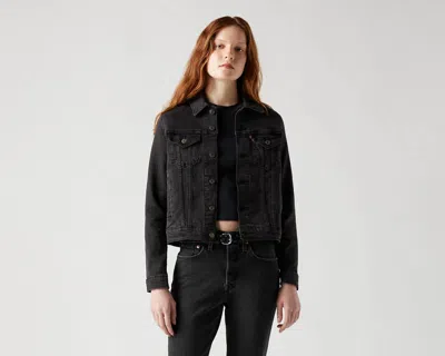 Levi's Ex-boyfriend Trucker Jacket In Black