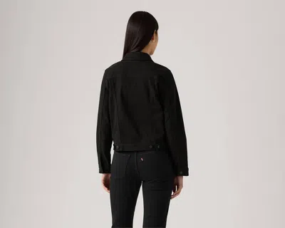 Levi's Ex-boyfriend Trucker Jacket In Black