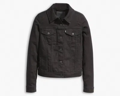 Levi's Ex-boyfriend Trucker Jacket In Black