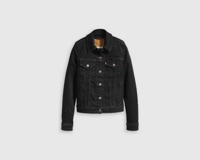 Levi's Ex-boyfriend Trucker Jacket In Black