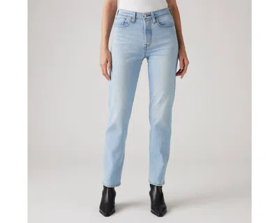 Levi's Ribcage High Waist Straight Leg Jeans In Blue