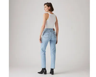Levi's Ribcage High Waist Straight Leg Jeans In Blue