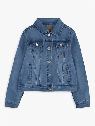 Levi's Plus Size Button-down Original Denim Trucker Jacket In Matter Of Fact