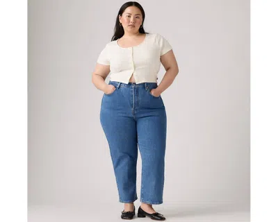 Levi's Plus Size Ribcage Straight-leg Ankle Jeans In Jazz Pop