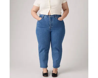 Levi's Plus Size Ribcage Straight-leg Ankle Jeans In Jazz Pop