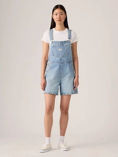 Levi's Utility Shortalls In Blue