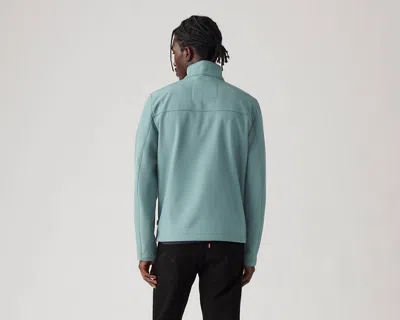 Levi's Soft Shell Stand Collar Jacket In Blue
