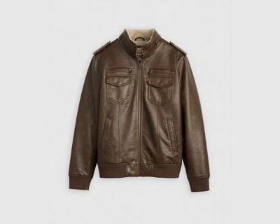 Levi's Military Bomber Jacket In Saddle
