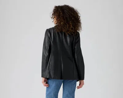Levi's Single Breasted Blazer In Black