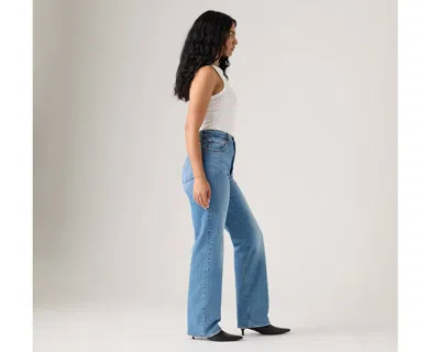 Levi's Ribcage High Waist Straight Leg Jeans In Dance Around