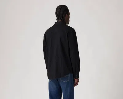 Levi's Levis Barstow Western Long Sleeved Shirt Black In Black