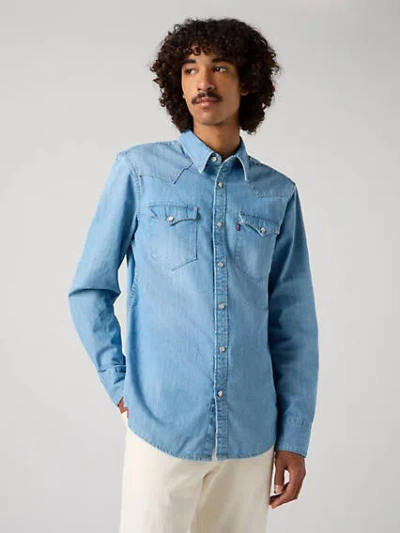 Levi's Barstow Western Denim Shirt In Blue