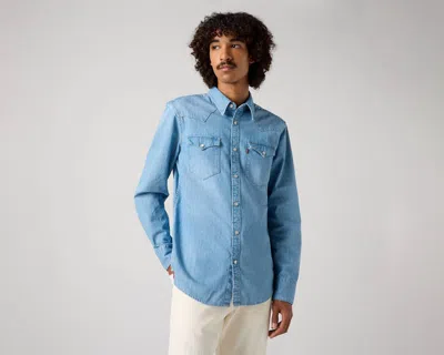 Levi's Barstow Western Denim Shirt In Blue